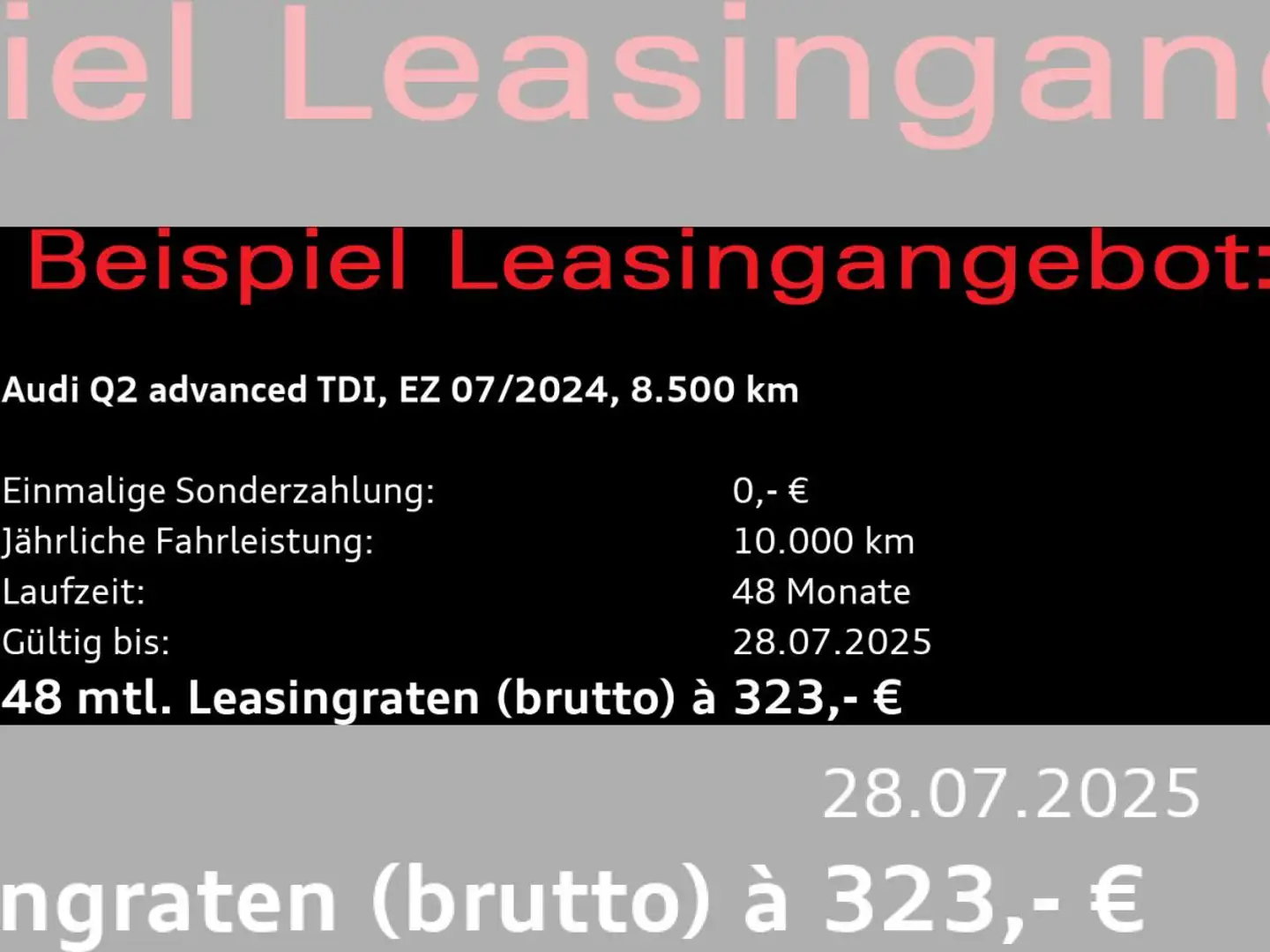 Audi Q2 advanced 35 TDI S-tronic / Connect, AHK, LED Silber - 2