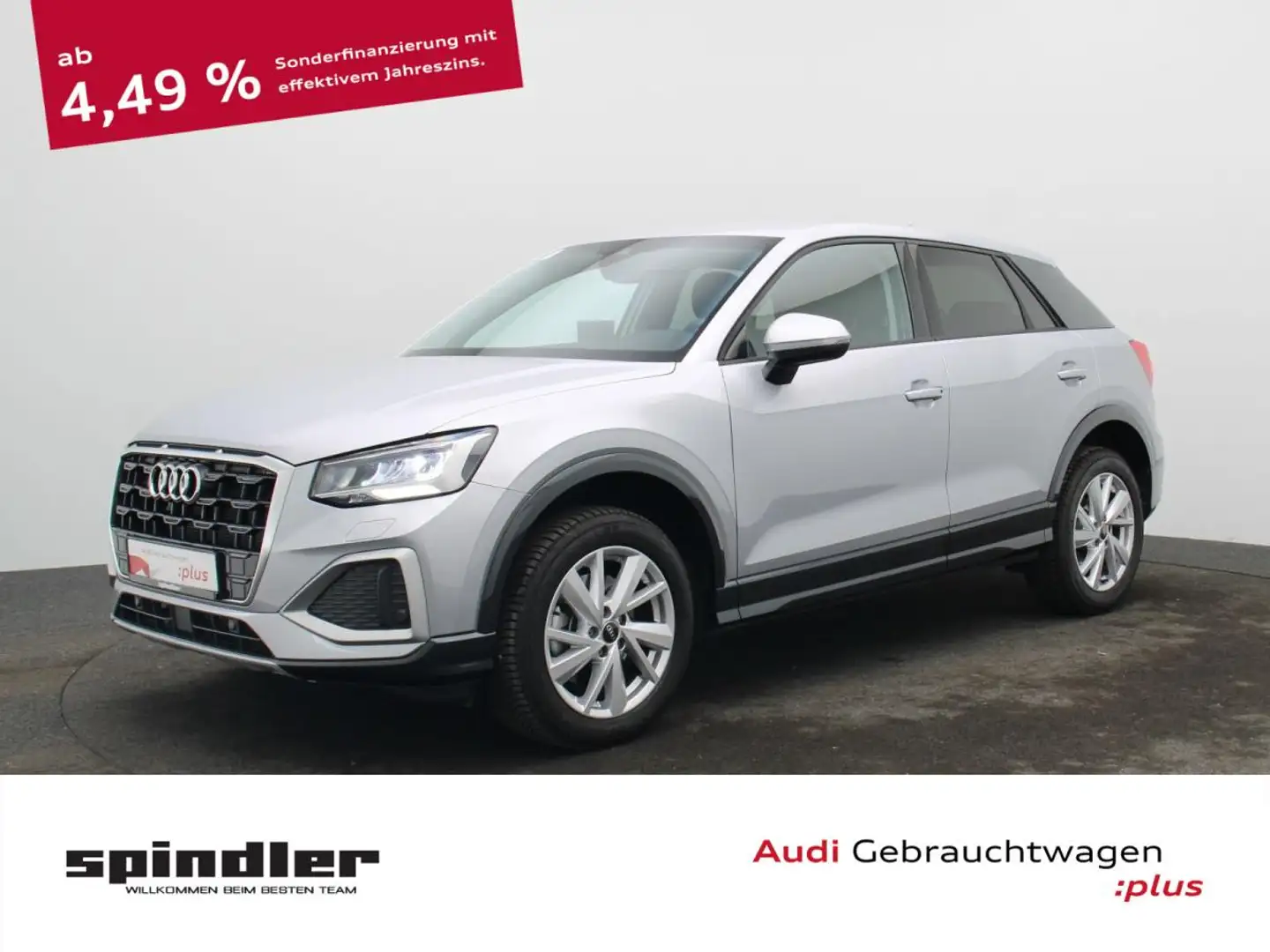 Audi Q2 advanced 35 TDI S-tronic / Connect, AHK, LED Silber - 1