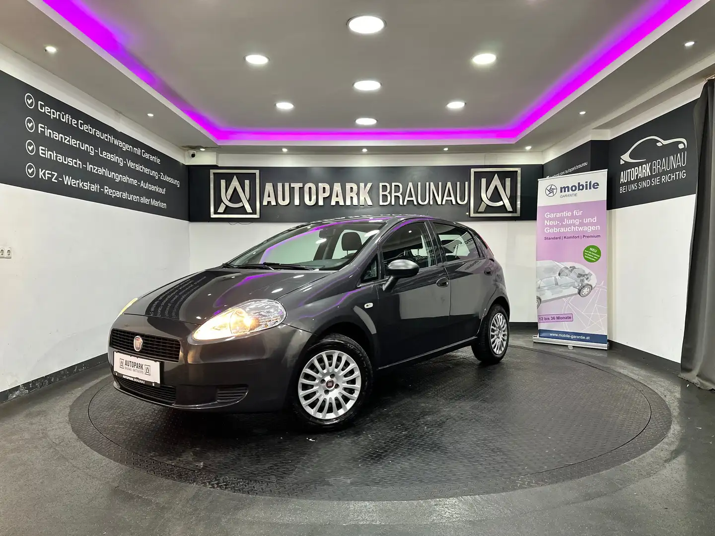 Fiat Grande Punto 1.2 8V Actual *KLIMA*NEUES-PICKERL* Grau - 1