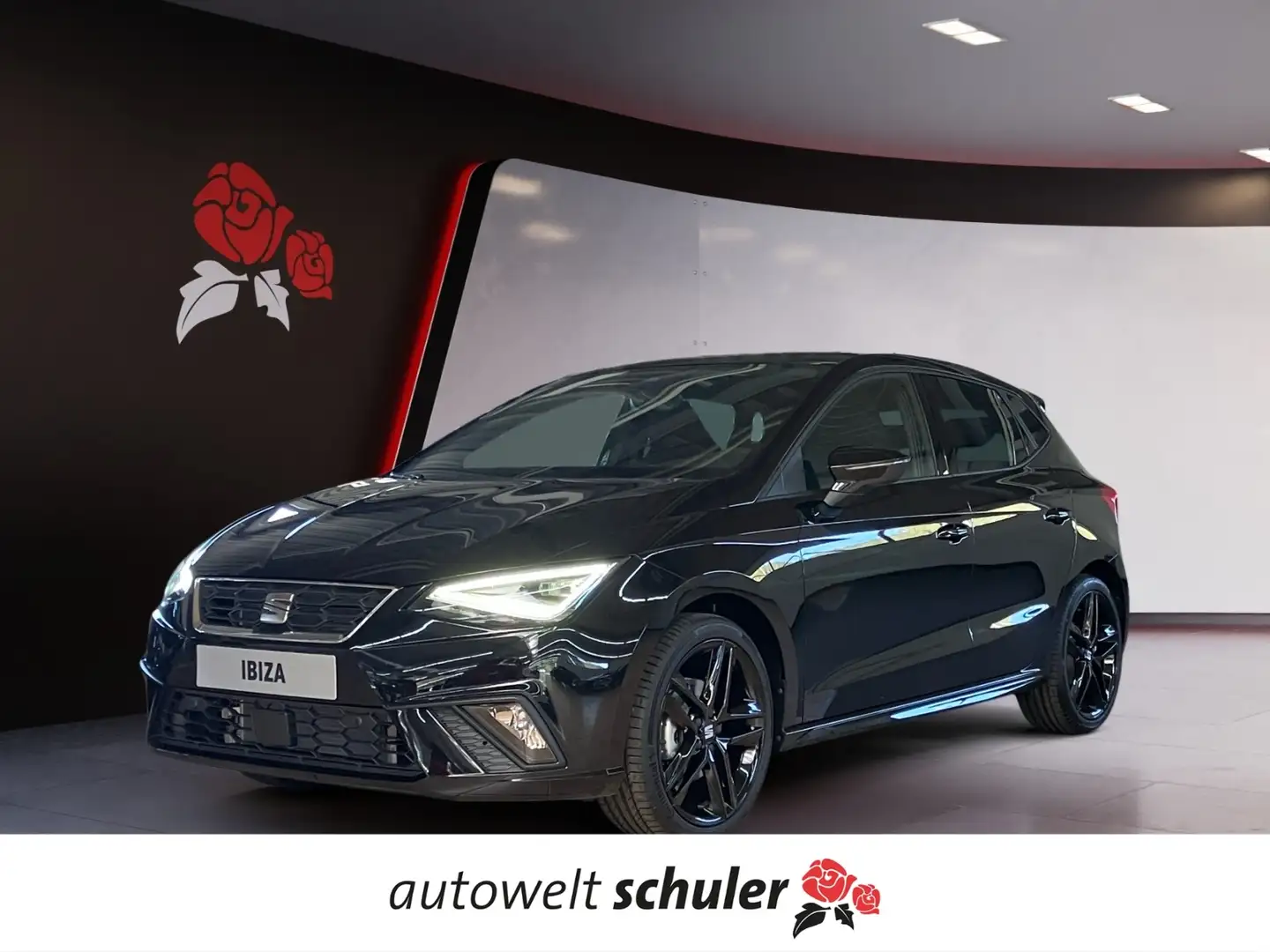 SEAT Ibiza FR Black Edition 1.0 TSI RKF Kessy SHZ Schwarz - 1