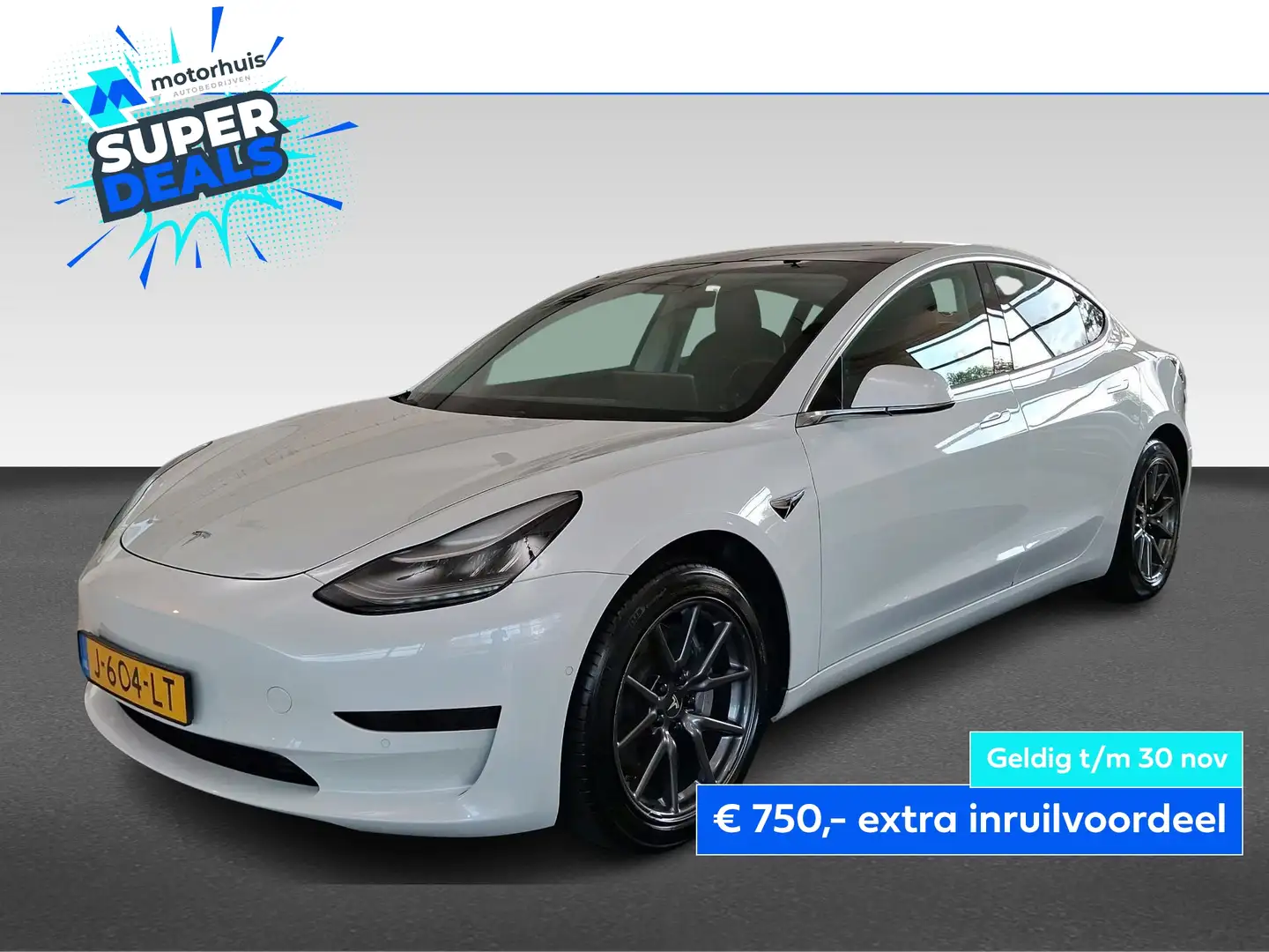 Tesla Model 3 Standard Plus RWD Blanc - 1