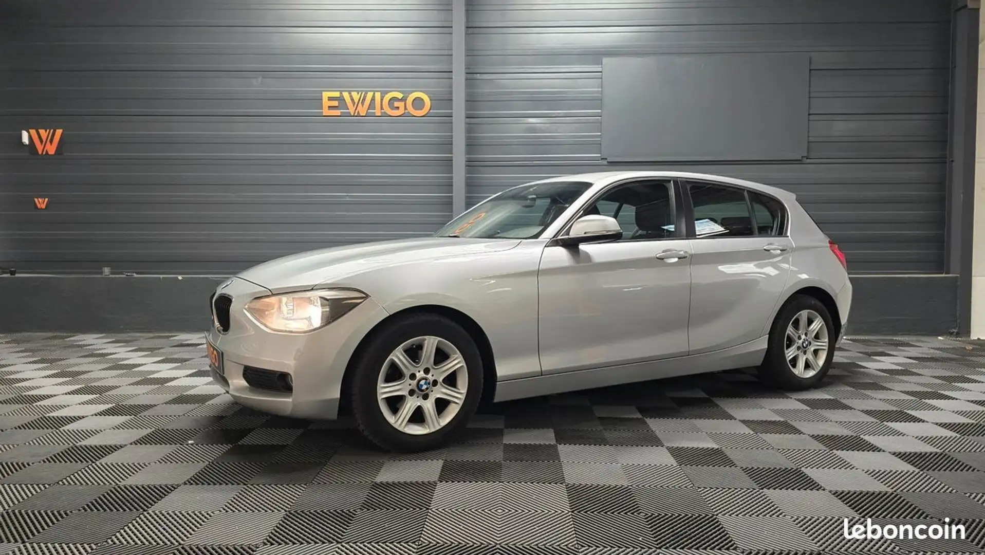 BMW 118 serie 2.0 118 d 145 business bva Gris - 1