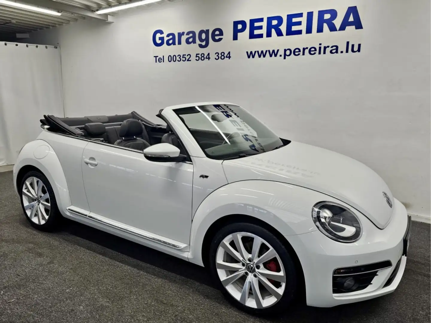 Volkswagen Beetle 2.0 TSI 210 DSG CABRIO R-LINE 1. HAND CUIR BI-XENO Blanc - 1