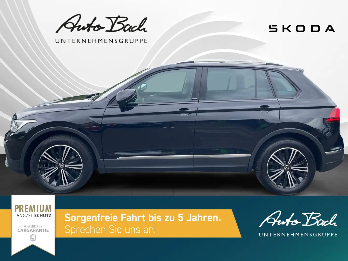 Volkswagen Tiguan 2.0 TDI Active DSG Navi LED ACC EPH AHK Schwarz - 2