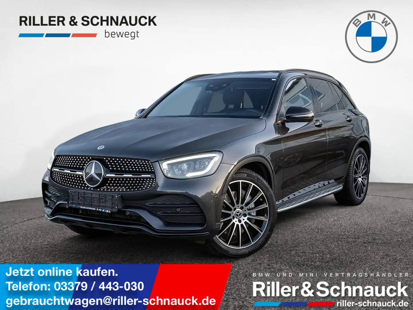 Mercedes-Benz GLC 300 AMG Line 4MATIC PTS KAMERA NAVI LED Grau - 1