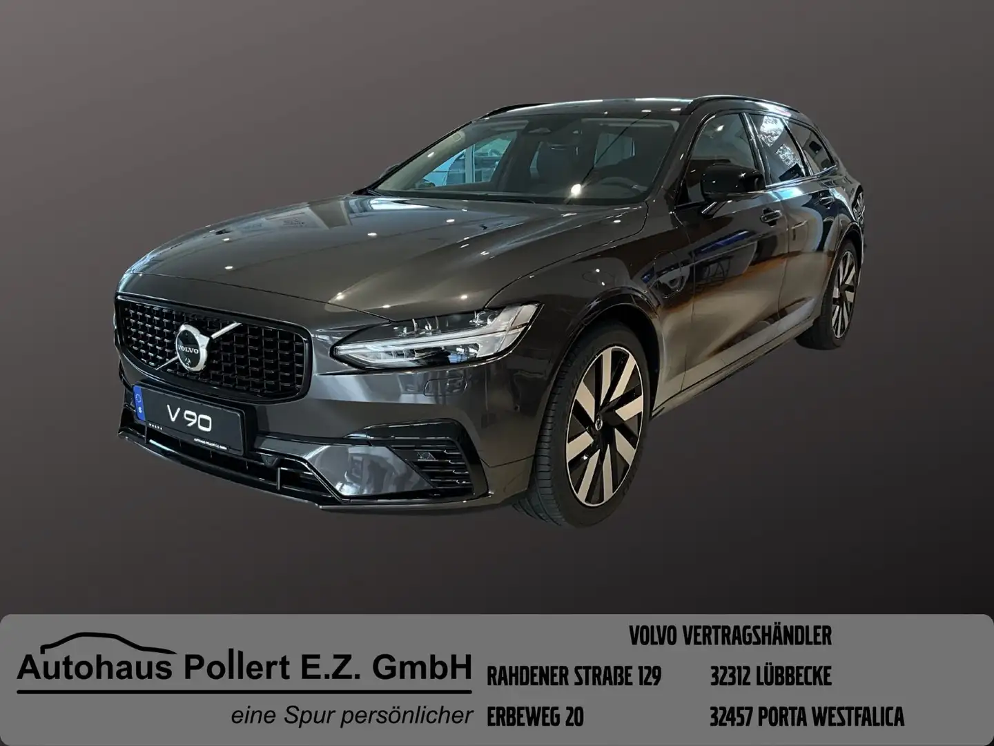 Volvo V90 T6 Plus Dark Recharge Plug-In Hybrid AWD Grau - 1