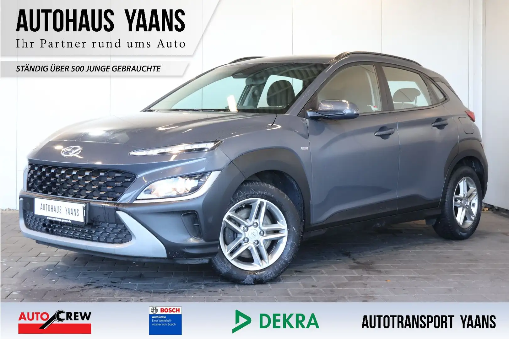 Hyundai KONA Select 1.0 T-GDI CARPLAY+LANE+KAM+ALU Grau - 1
