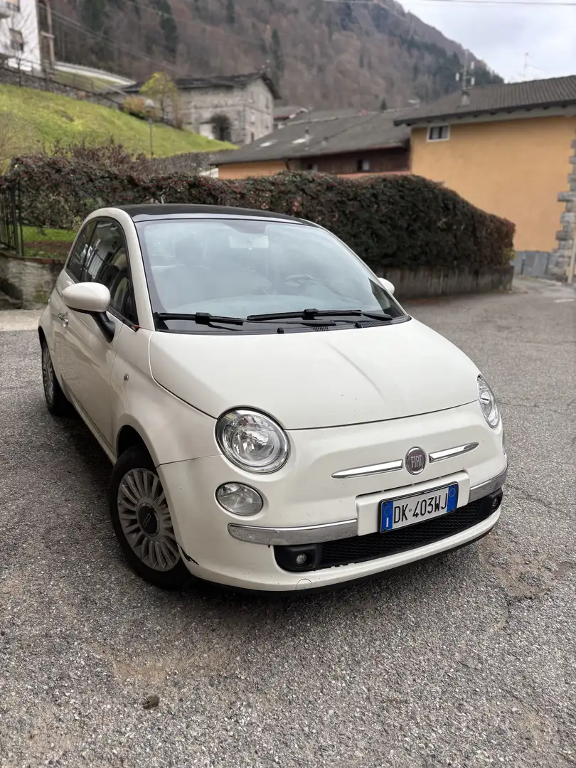 Fiat 500 1.3 multijet 16v 75 Cv Lounge Bianco - 1