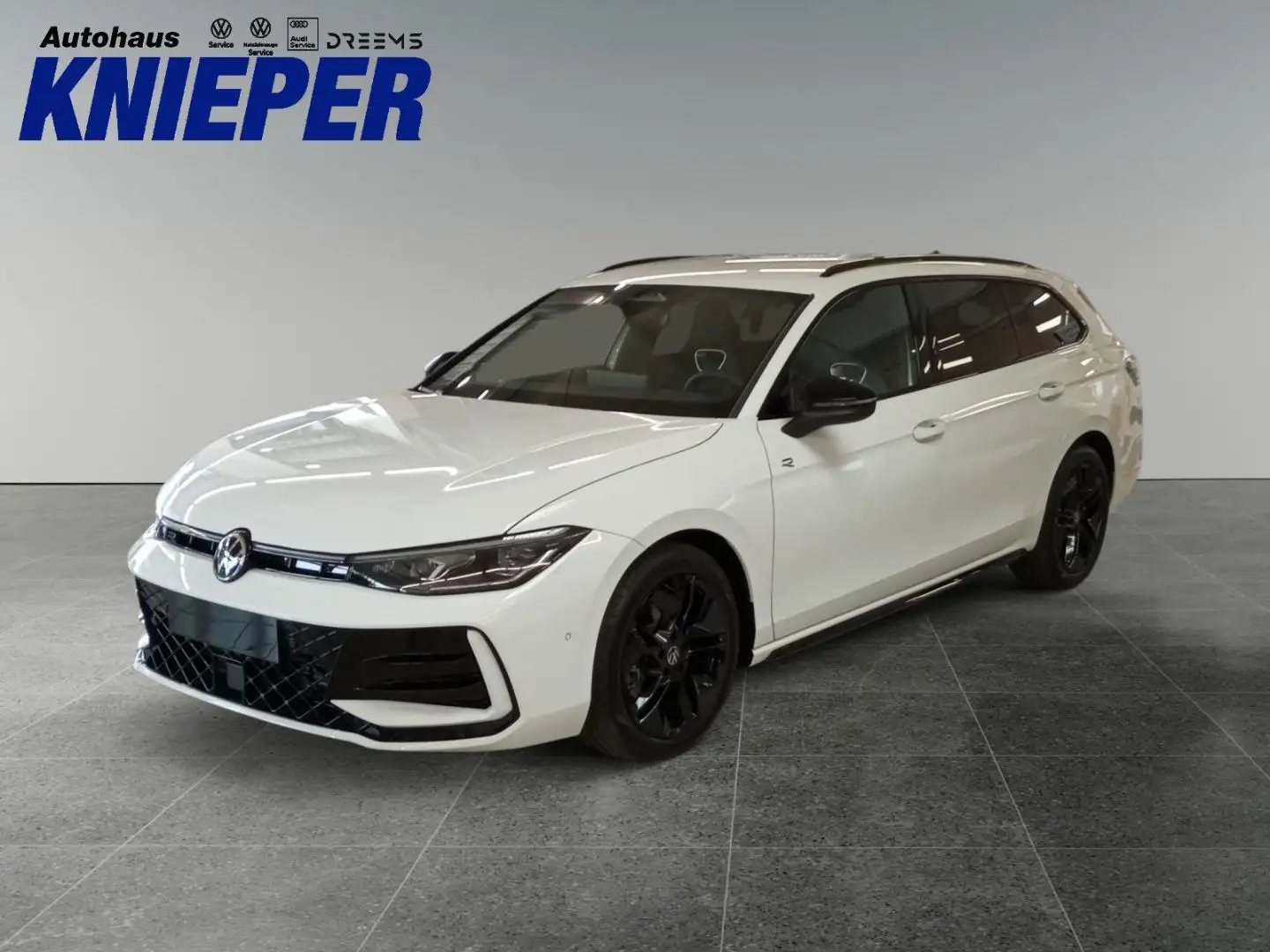 Volkswagen Passat Variant R-Line 2.0 TDI DSG+AHK+Black Style+Head up Display Weiß - 1