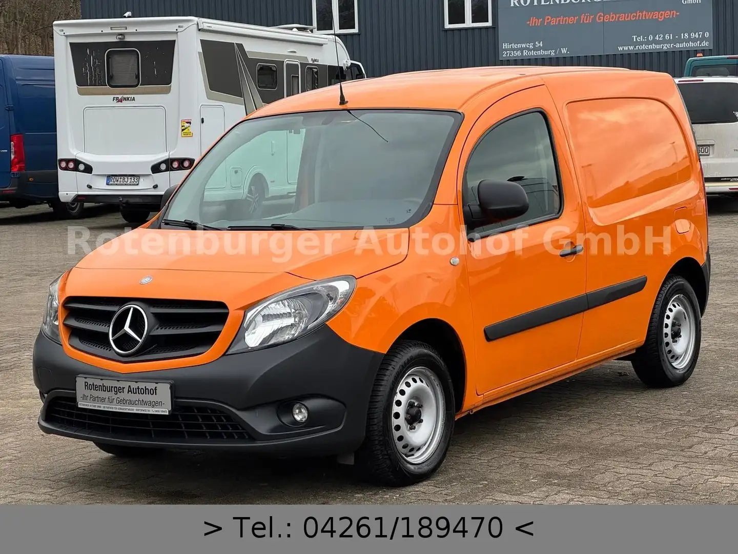 Mercedes-Benz Citan 111 CDI*KASTEN*LANG*KLIMA*AHK*PDC*TÜV NEU* Orange - 2