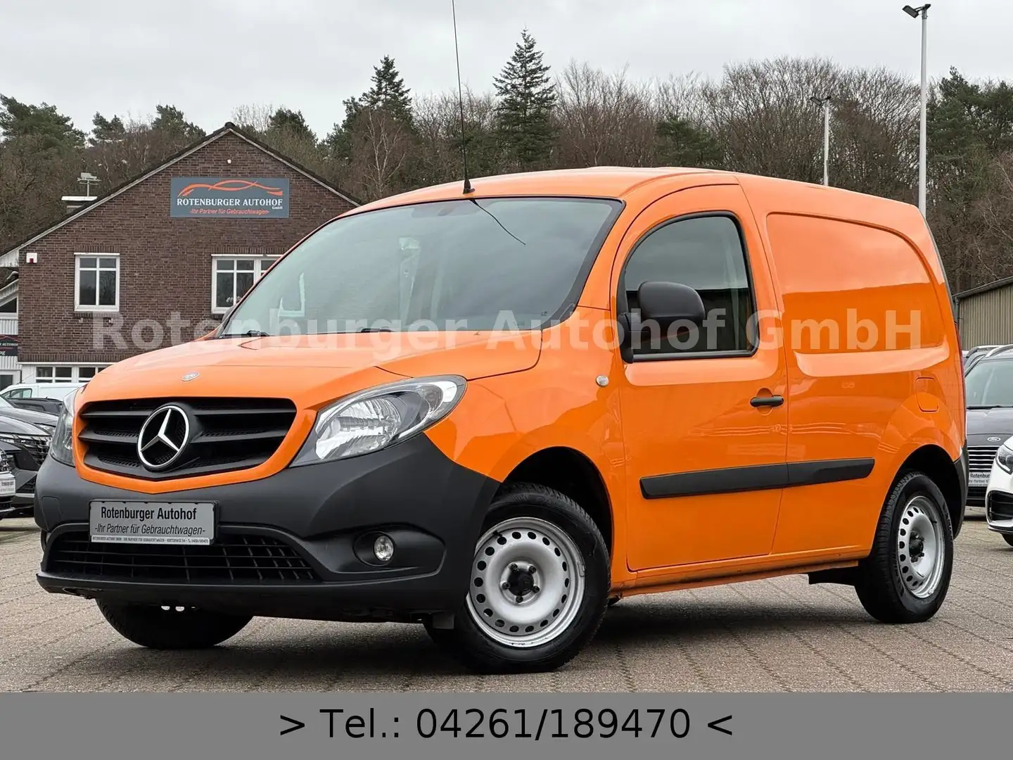 Mercedes-Benz Citan 111 CDI*KASTEN*LANG*KLIMA*AHK*PDC*TÜV NEU* Orange - 1