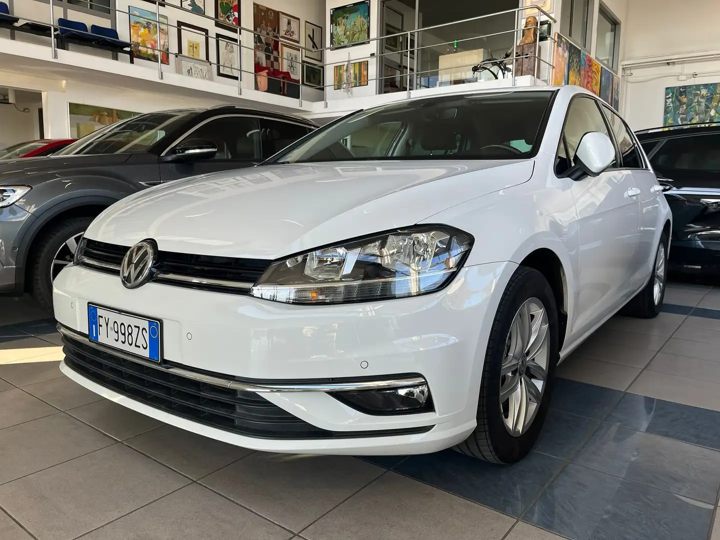 Volkswagen Golf Golf VII 2017 5p 5p 1.6 tdi Business 115cv Bianco - 1