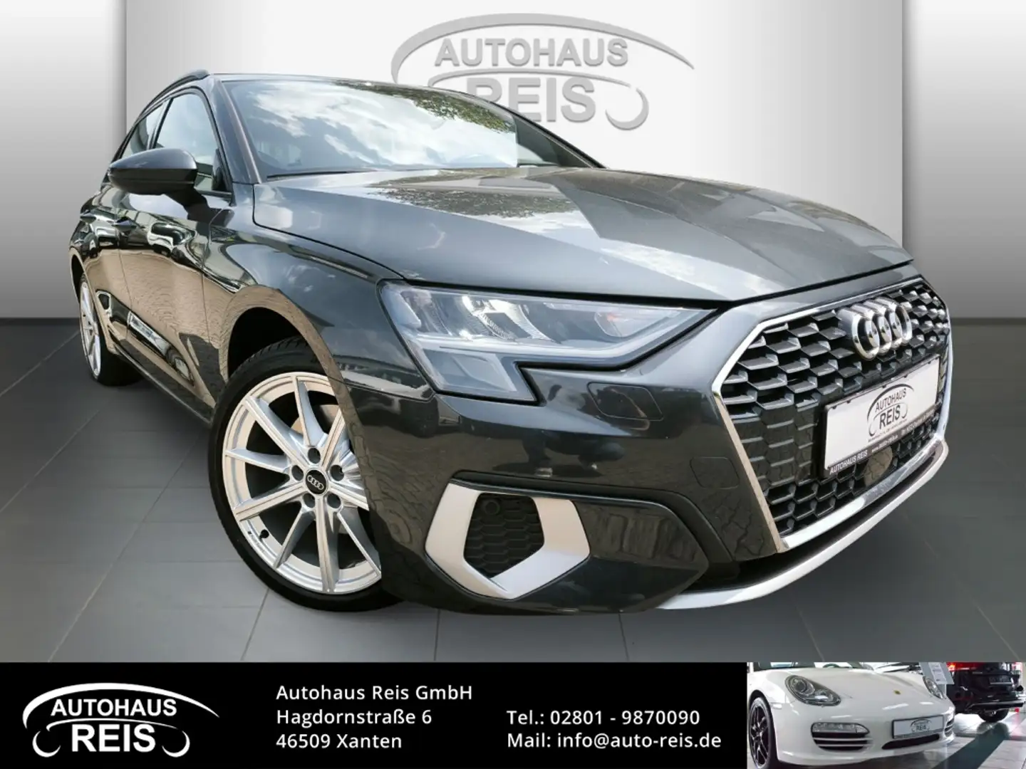Audi A3 SPORTBACK 40 TFSIe ADVANCED LED SITZHZG.APPLE/ANDR Grau - 1