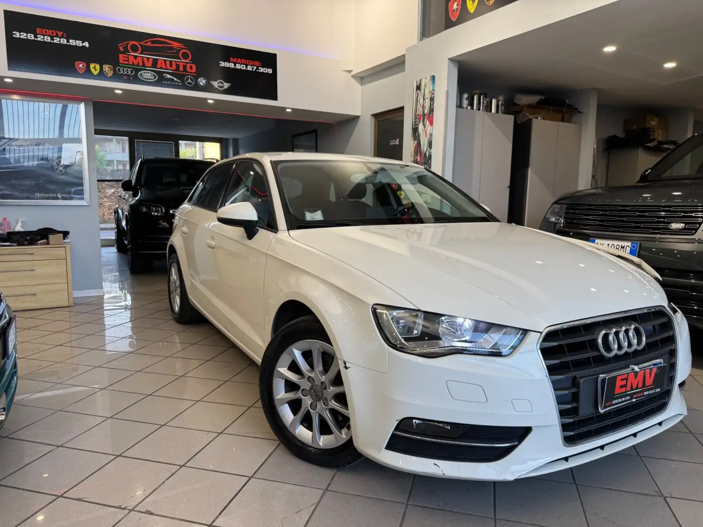 Audi A3 SPB 1.6 TDI clean diesel Ambition Bianco - 1