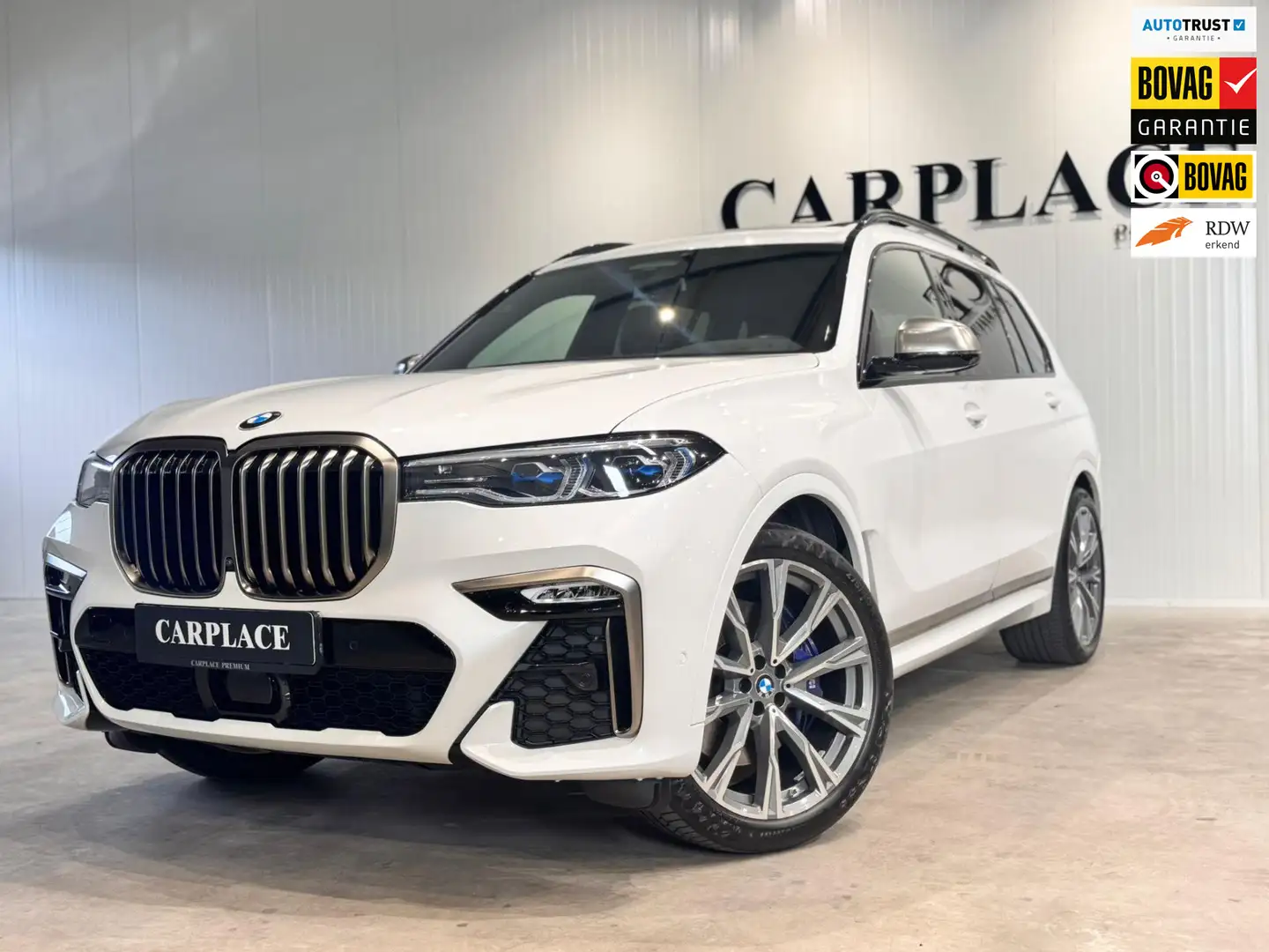 BMW X7 M50i 7p-panoramadak Blanc - 1
