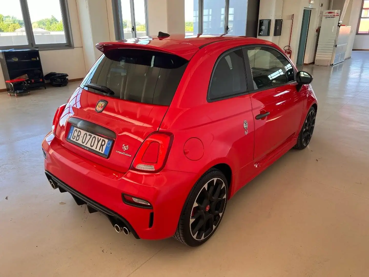 Abarth 595 C 1.4 Turbo T-Jet 180 CV Competizione Piros - 2