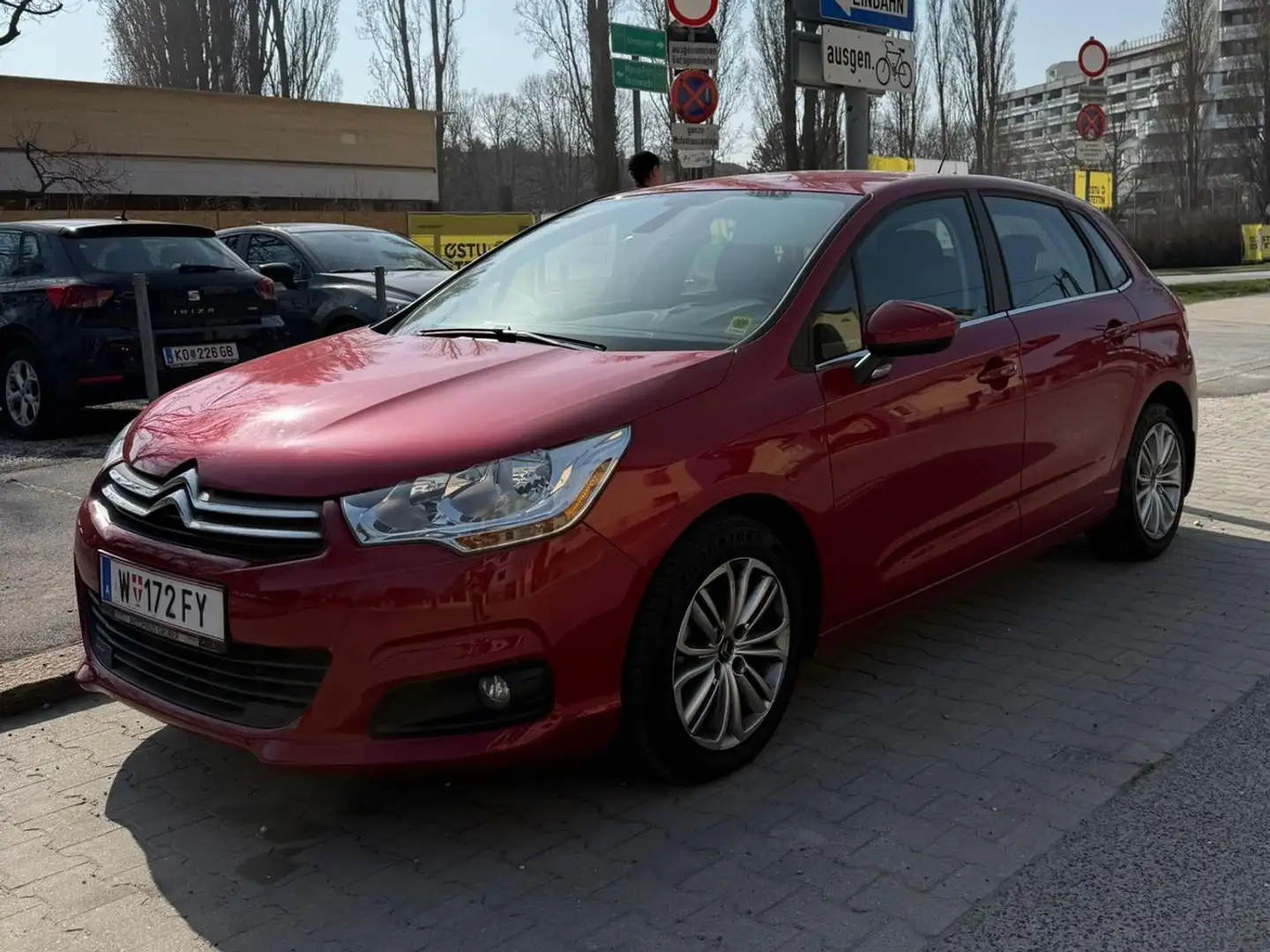 Citroen C4 C4 1,6 VTi Seduction Aut. Seduction Rot - 1