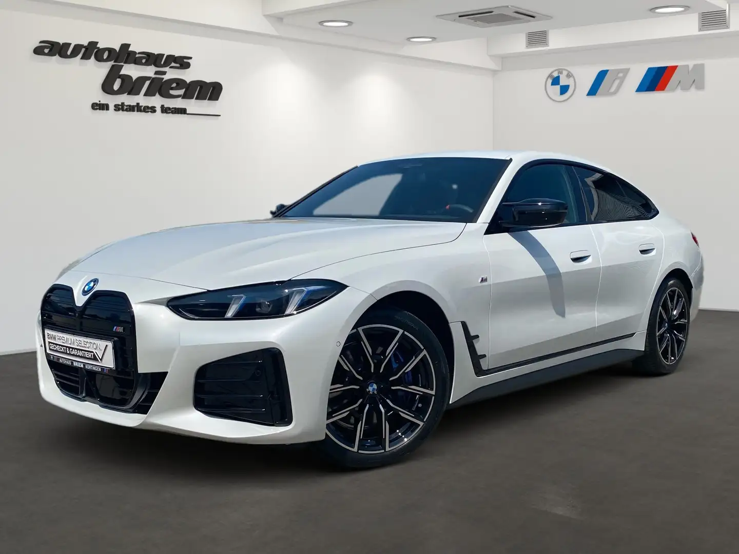 BMW i4 M50 xDrive Gran Coupé, ELEKTRO, M POWER Wit - 1
