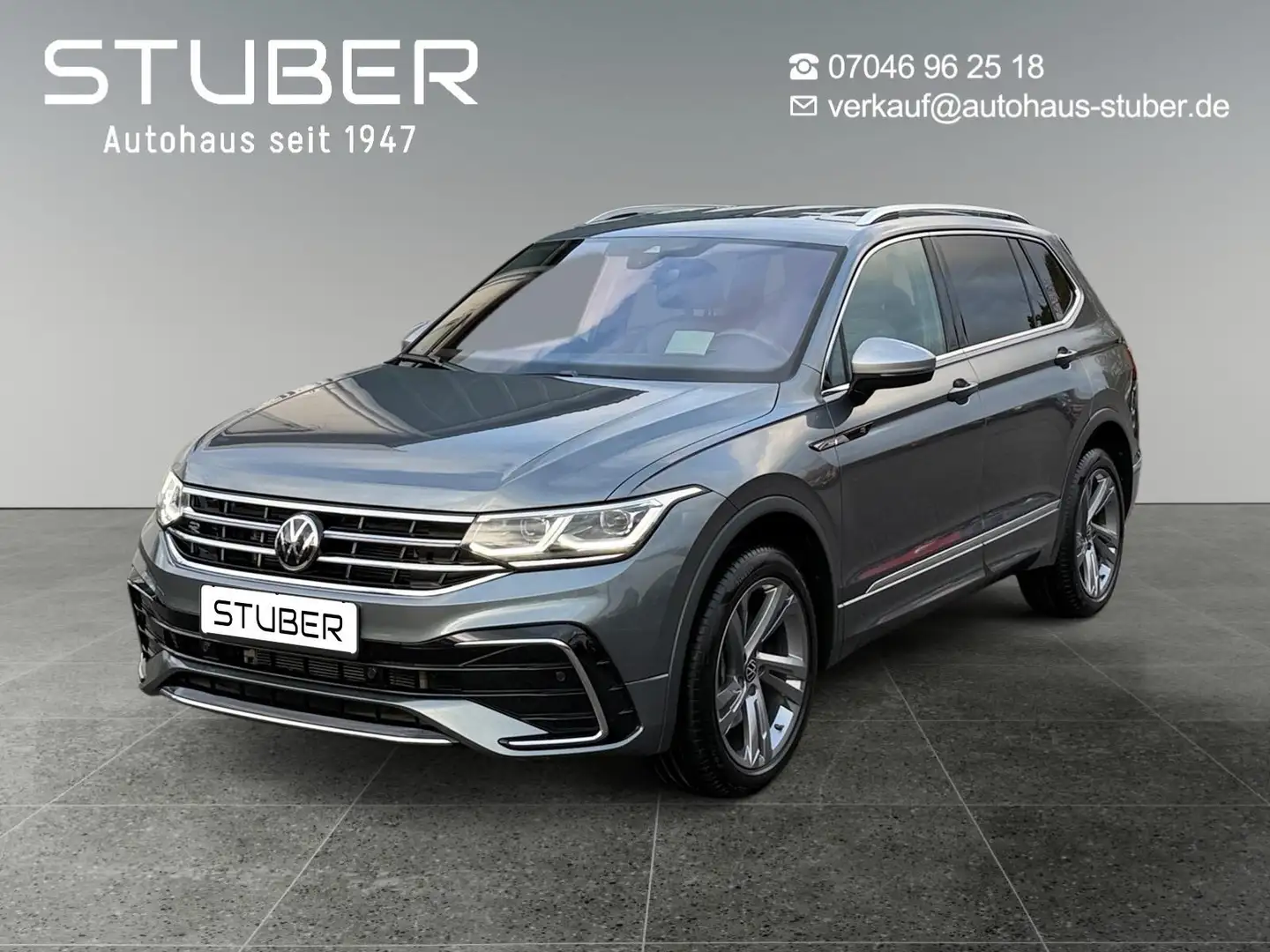Volkswagen Tiguan Allspace 2.0 TDI R-Line 4Motion IQ-Light Grau - 1