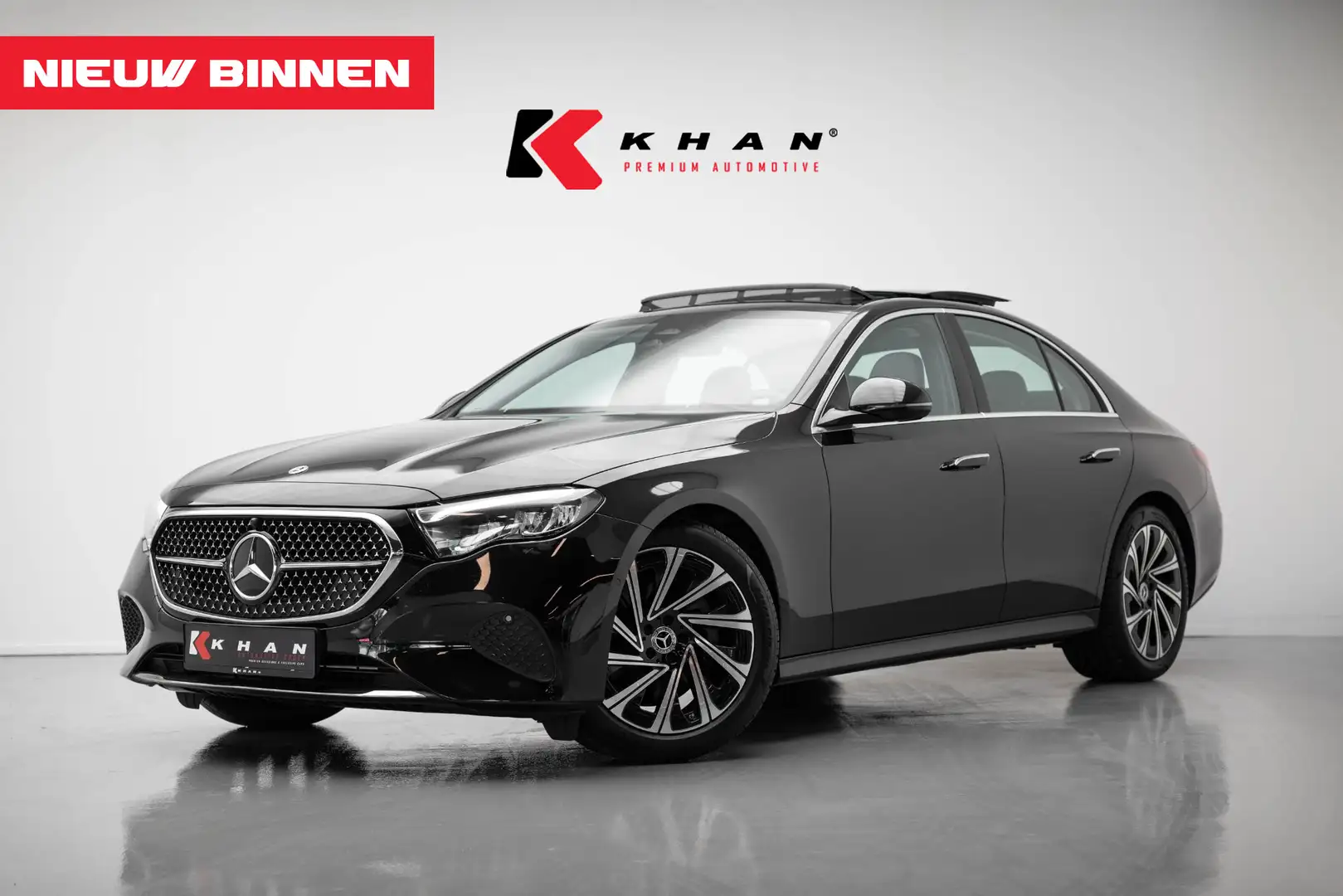 Mercedes-Benz E 200 E200 Luxury Line |Panorama|Ambient|Dodehoek|Camera Zwart - 1