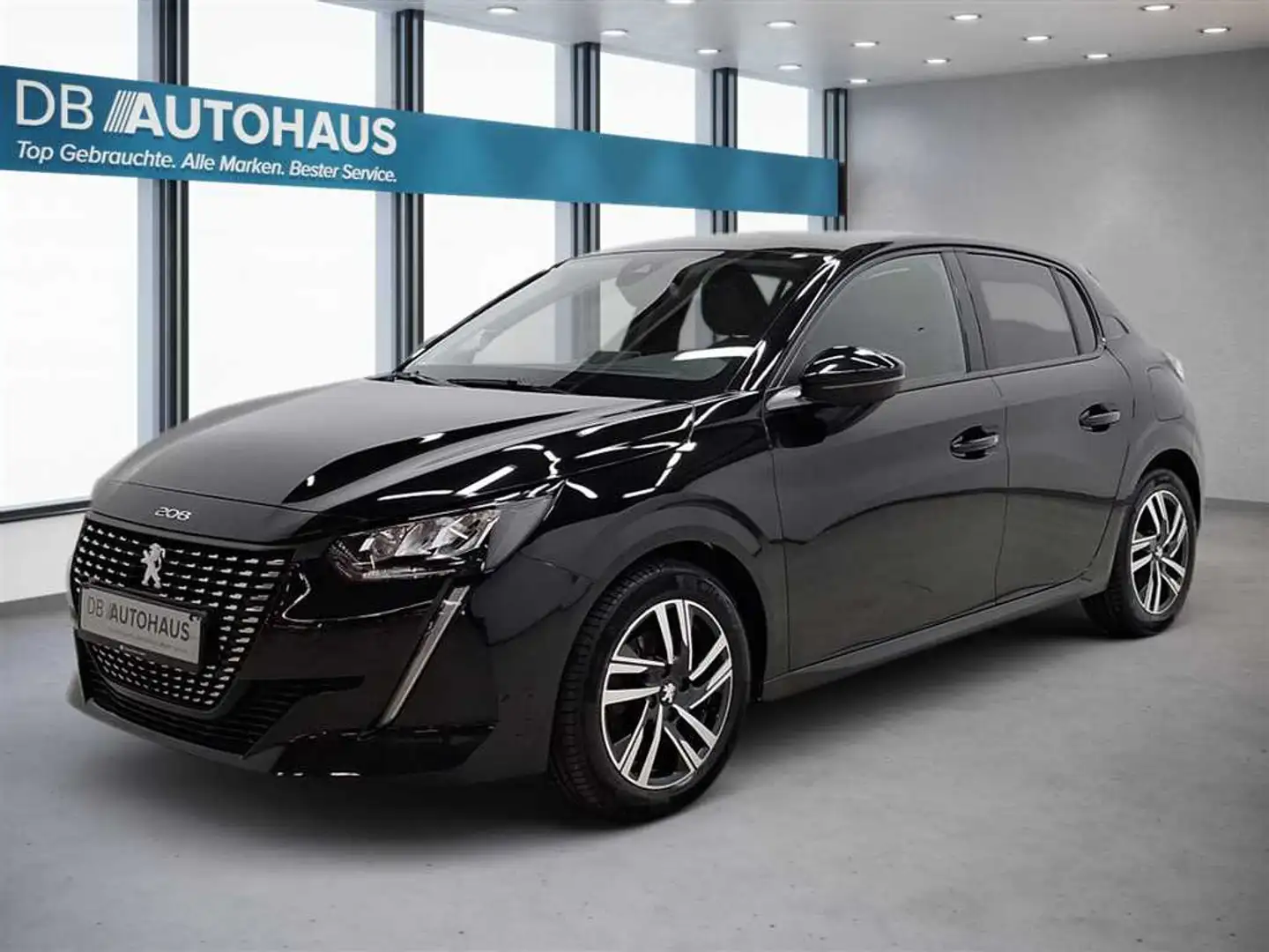 Peugeot 208 Allure 1.2 Puretech Zwart - 1