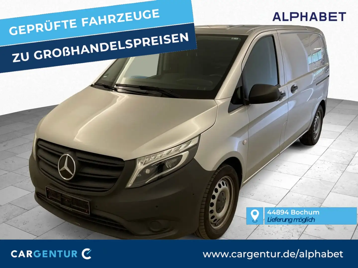 Mercedes-Benz Vito Kasten 114 CDI RWD kompakt|SORTIMO AUSBAU Silber - 1