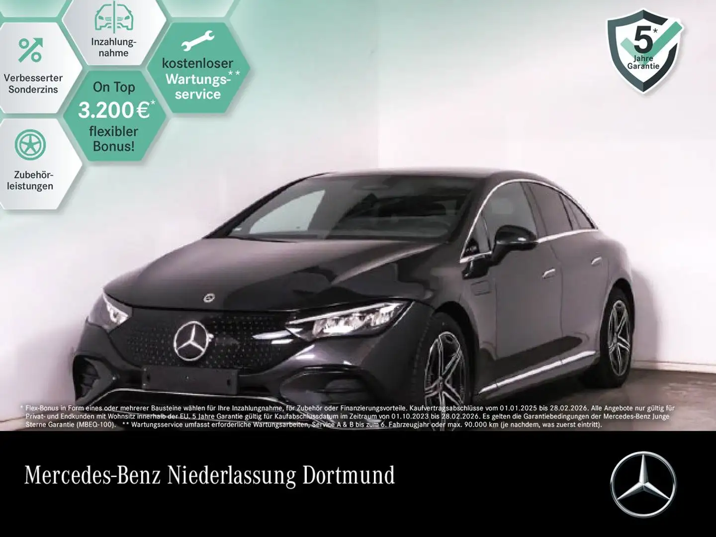Mercedes-Benz EQE 500 4MATIC AMG WideScreen Pano Burmester LED Grau - 1