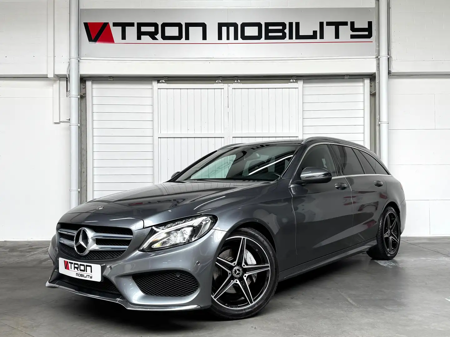 Mercedes-Benz C 160 C 160 Break AMG Line CAMERA*LEDER*NAV*LED*TREKHAAK Gris - 1