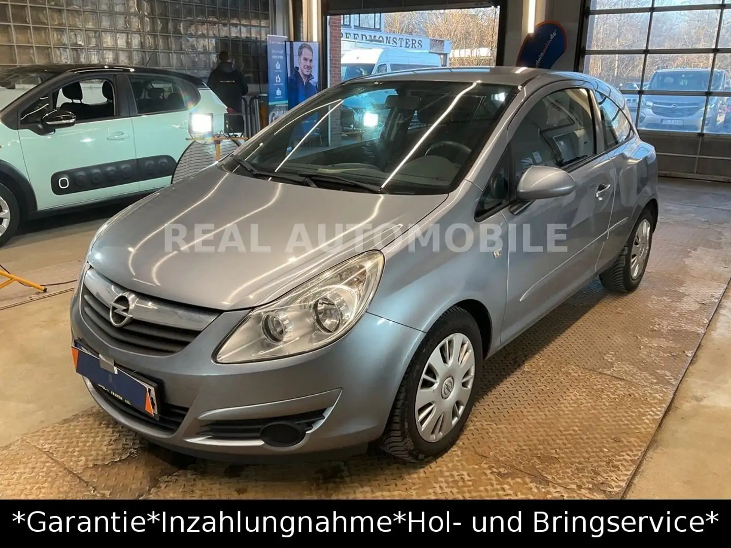Opel Corsa D Edition AUTOMATIK *1.HAND*TÜV 06-2027*SH Silber - 1
