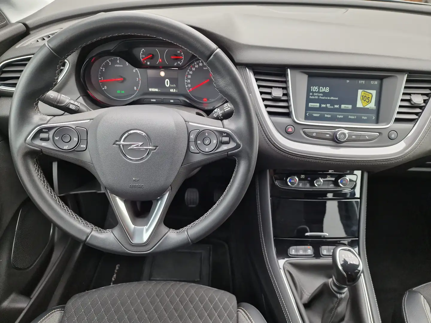 Opel Grandland X 1.2 Advance s 131cv - UNICO PROPRIETARIO Gris - 2