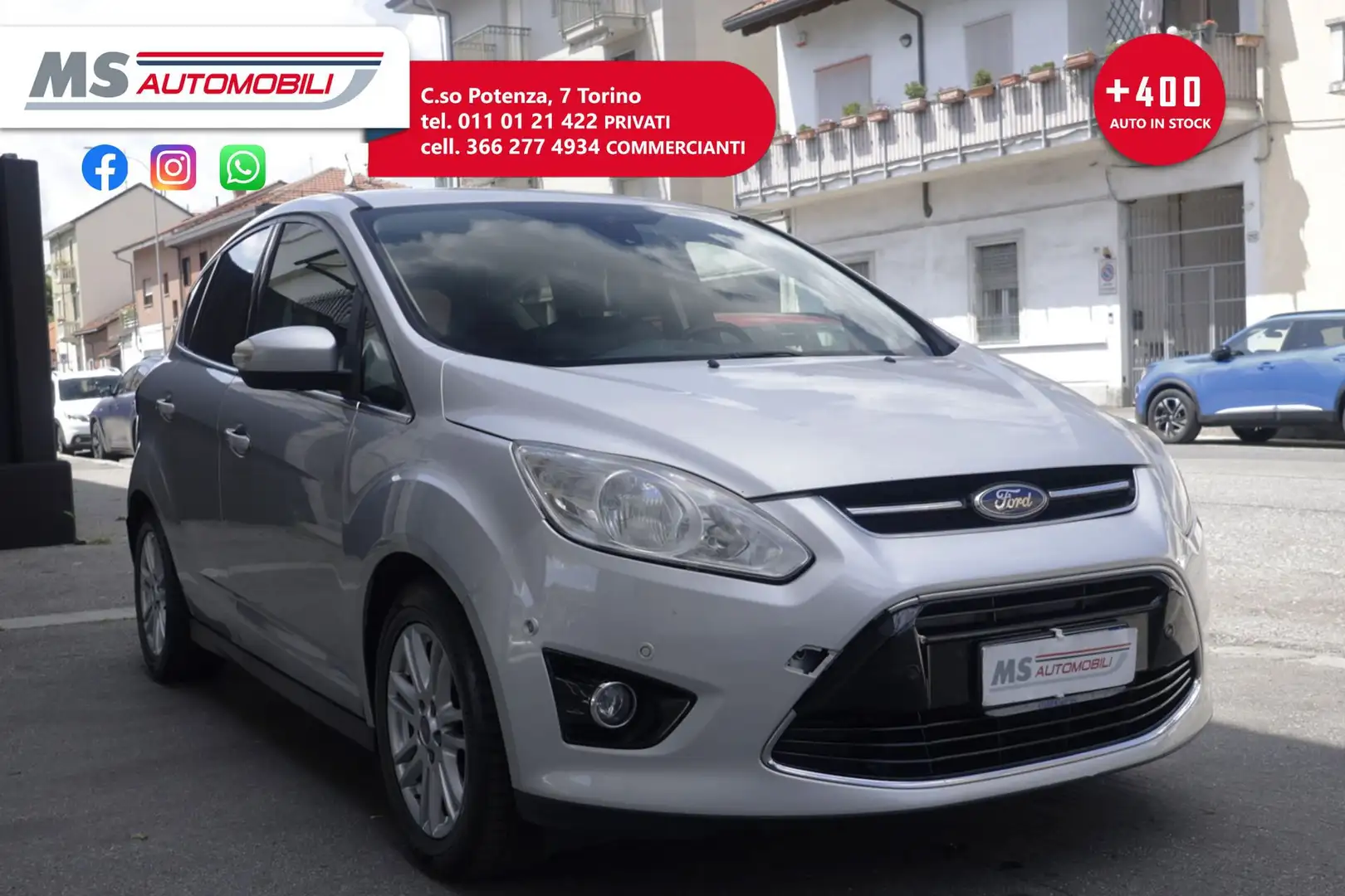 Ford C-Max Ford C-Max 1.6 TDCi 115CV Titanium Business Unico Серебристый - 1