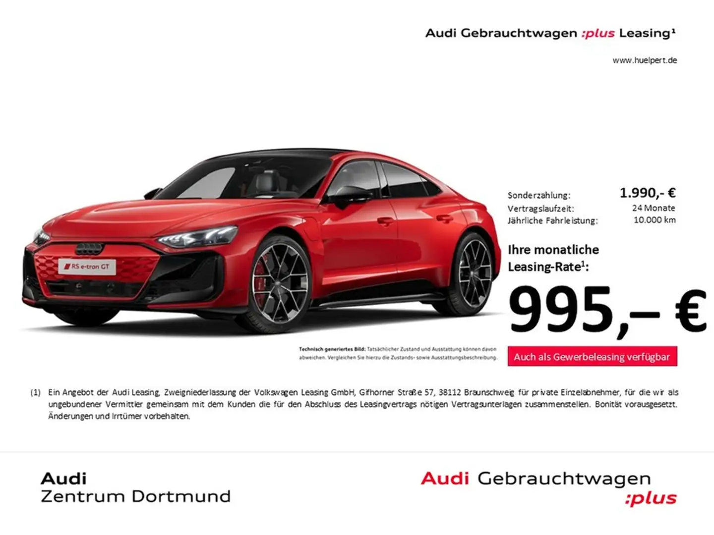 Audi RS e-tron GT quattro CARBONDACH B&O 360°CAM LM21 Rot - 1
