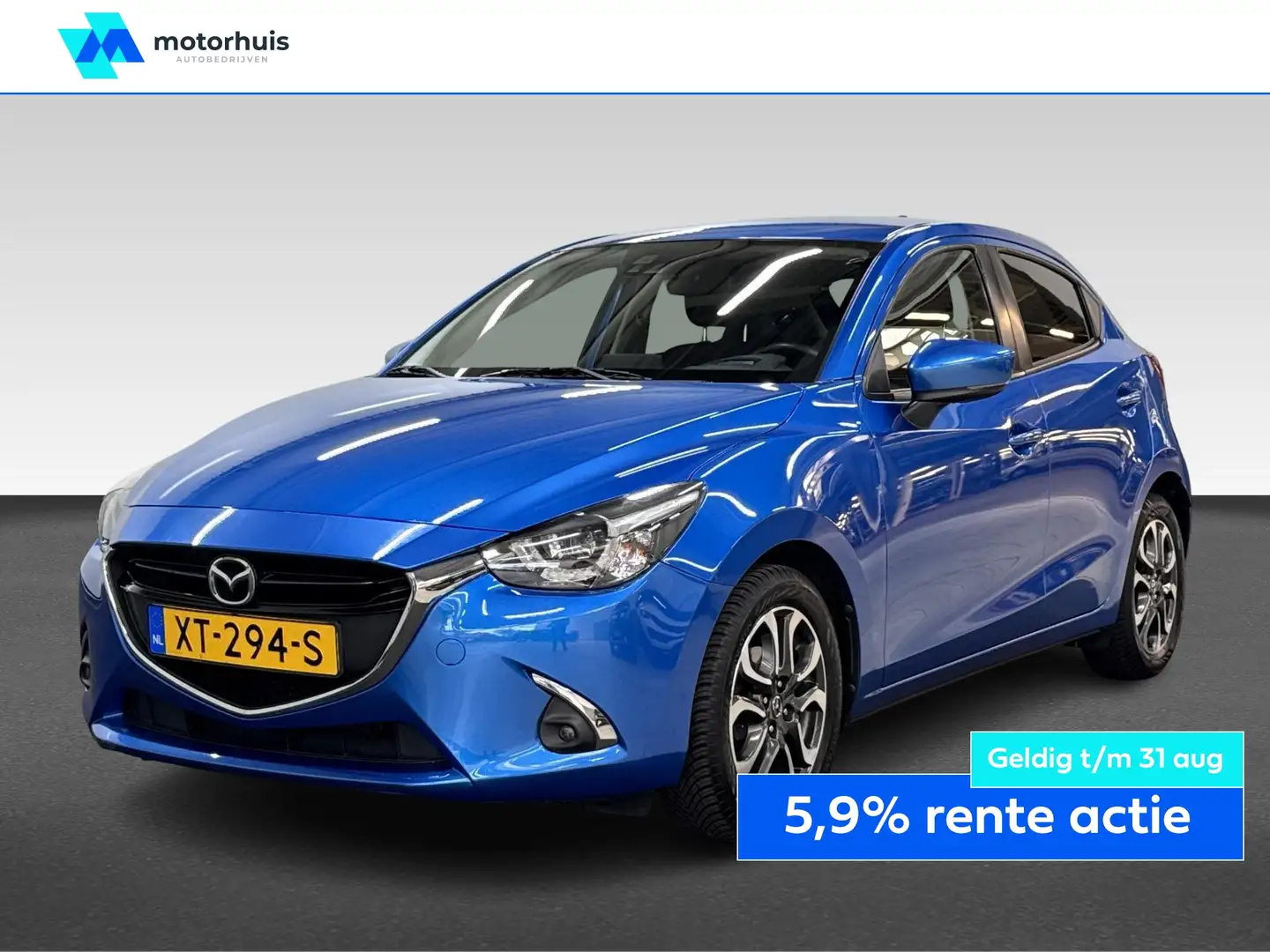 Mazda 2 1.5 SKYACTIV-G 90PK GT-M NAVI FULL LED PDC HUD NAP Albastru - 1