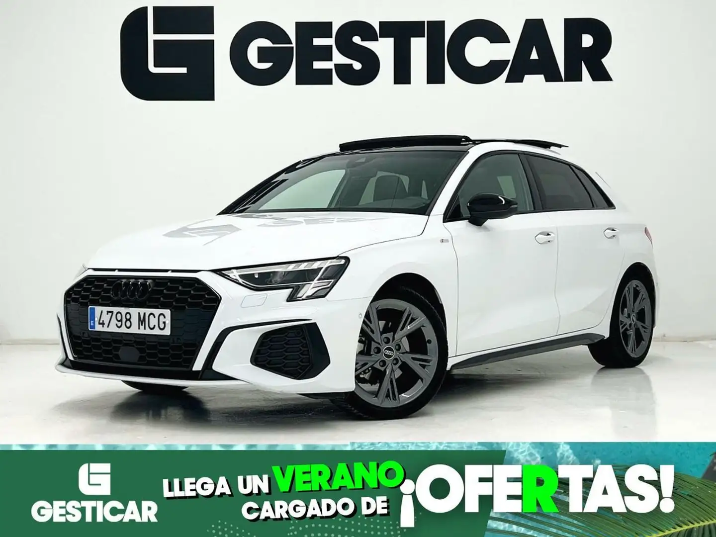 Audi A3 SPORTBACK 1.5TSI 150CV STRONIC BLACKLINE Blanc - 1