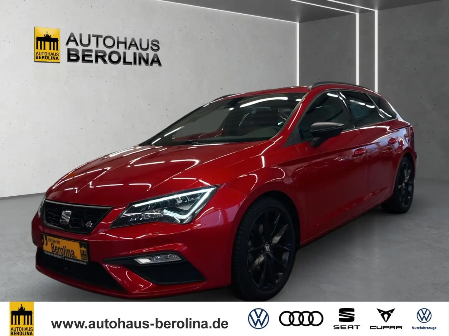 SEAT Leon ST 2.0 TDI FR Black Matt Edition DSG *PANO* Rot - 2