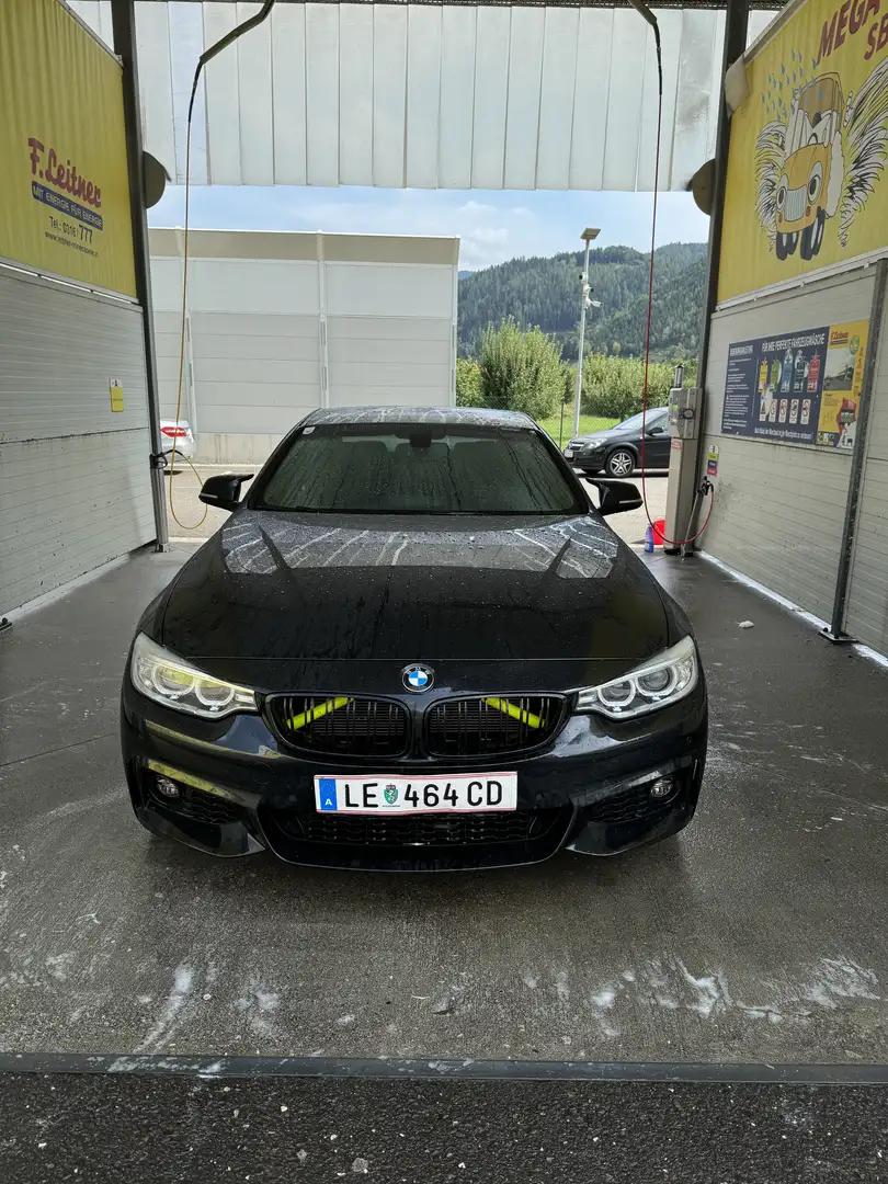 BMW 418 418d Coupe M Sport Schwarz - 1