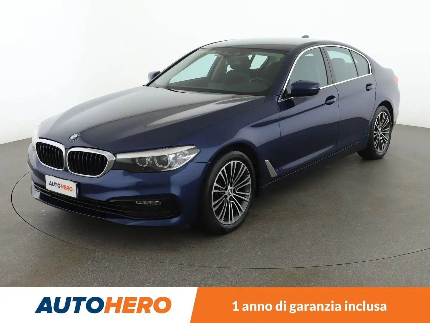 BMW 520 520d Sport aut. Bleu - 1