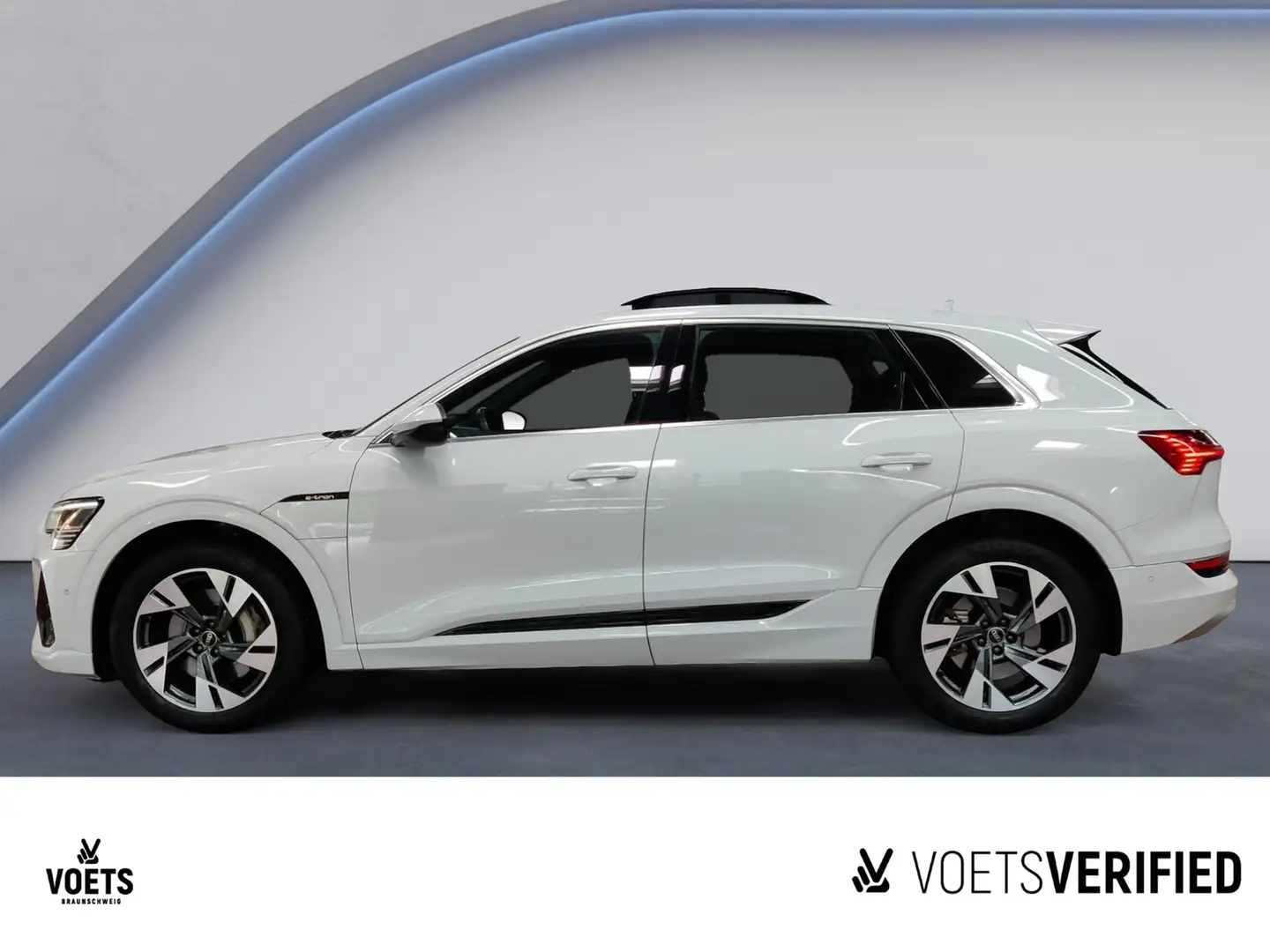 Audi e-tron S Line 50 quattro B&O+RearView+LED Weiß - 2