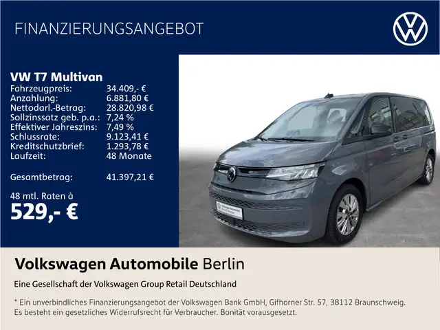 Volkswagen T7 Multivan Multivan 1.4 TSI DSG eHybrid Navi LED SHZ PDC