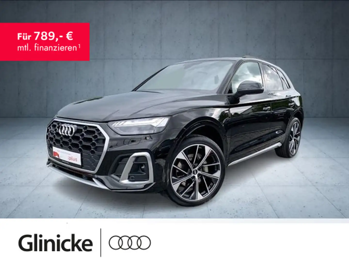 Audi Q5 S line 50 TDI qu AHK/Matrix/21''/Pano/B&O/Nav Schwarz - 1