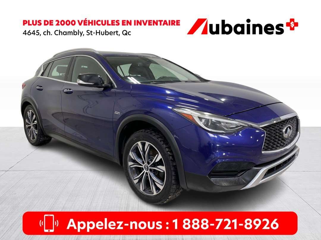 2018 Infiniti QX30 AWD Mags Cuir Sièges Chauffants Caméra