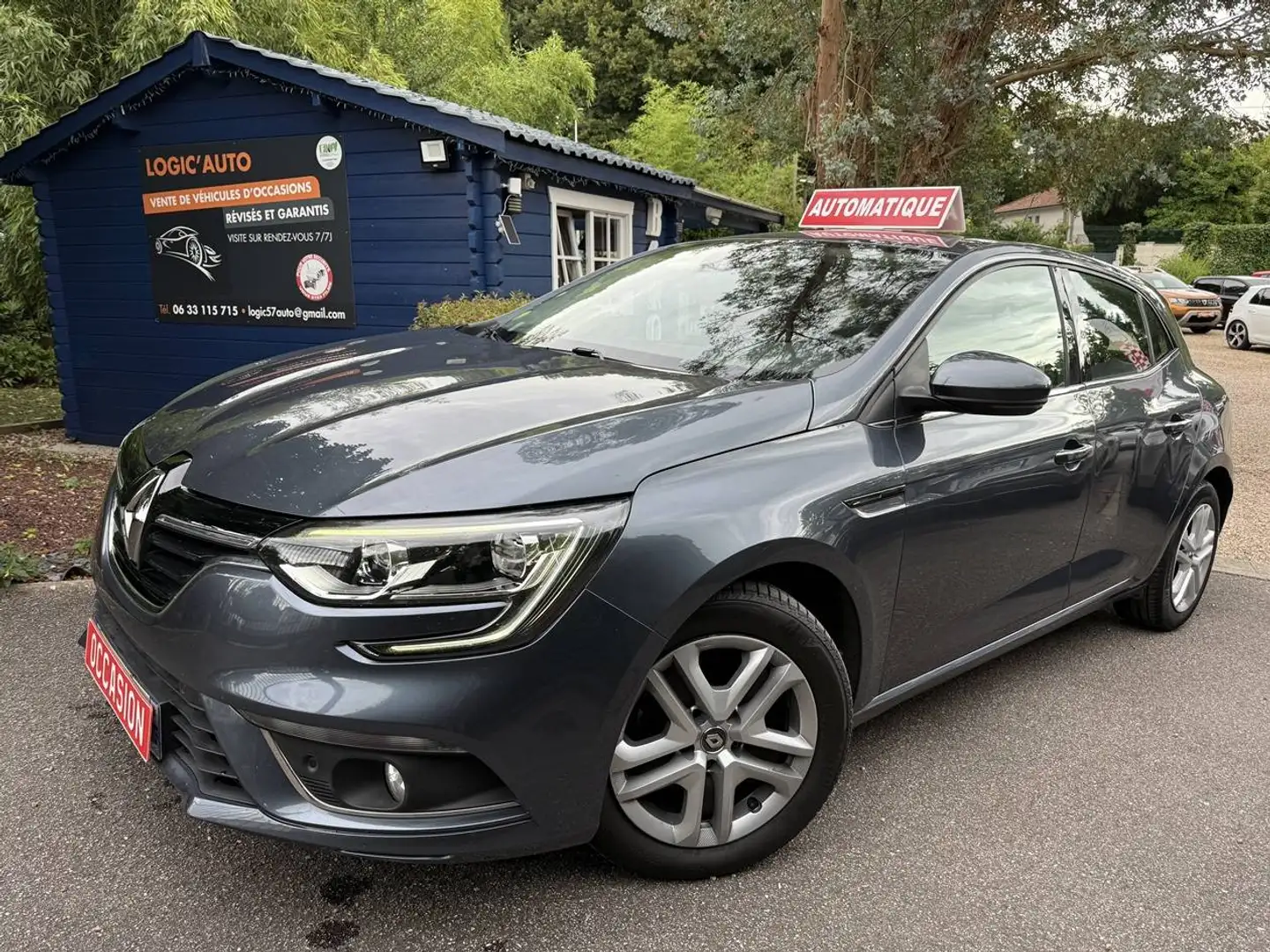 Renault Megane 1.5 Blue dCi 115ch Limited EDC Gris - 1