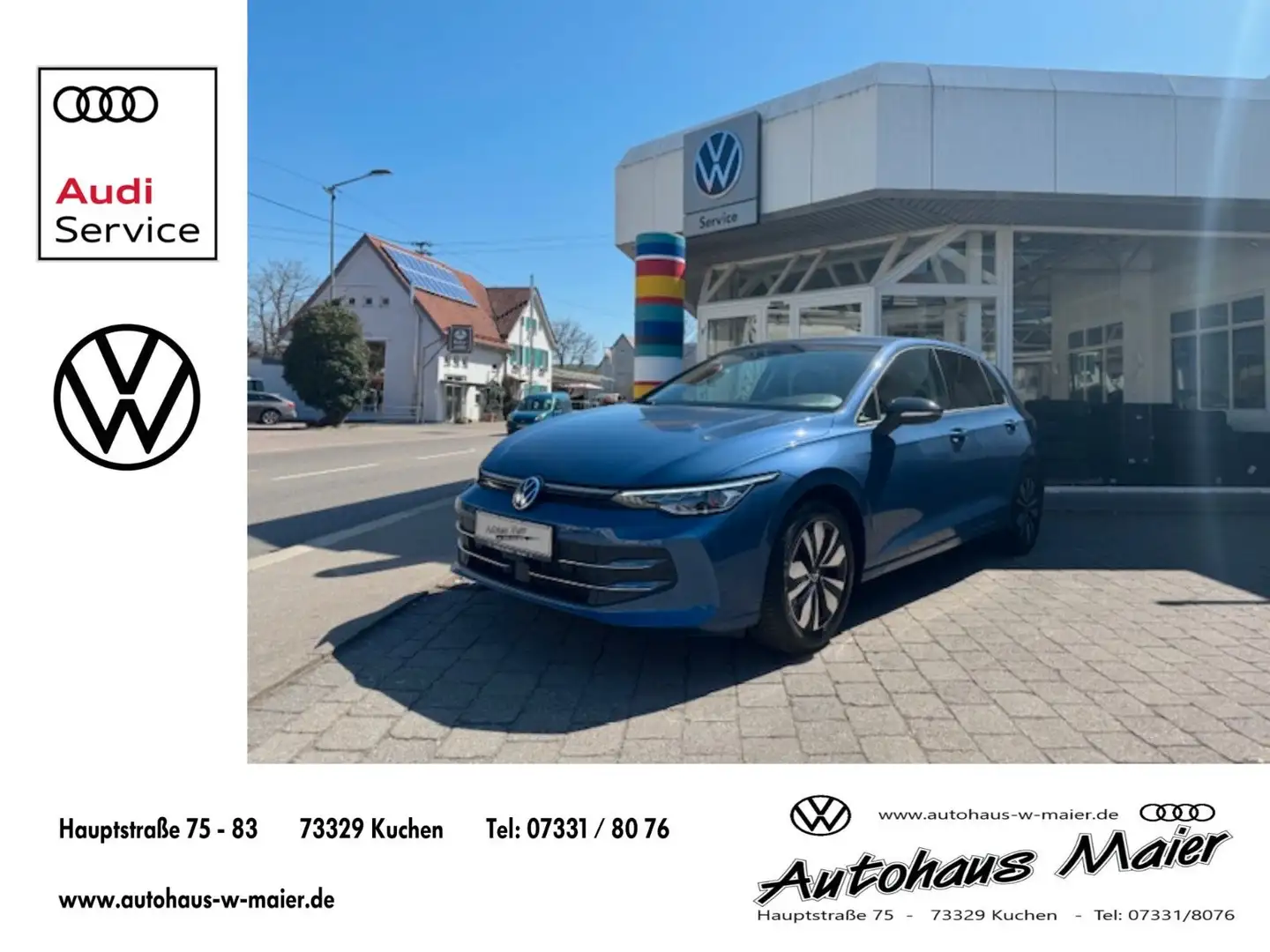 Volkswagen Golf VIII 1.5 TSI "GOAL"/AHK/SHZ/Facelift Blau - 1