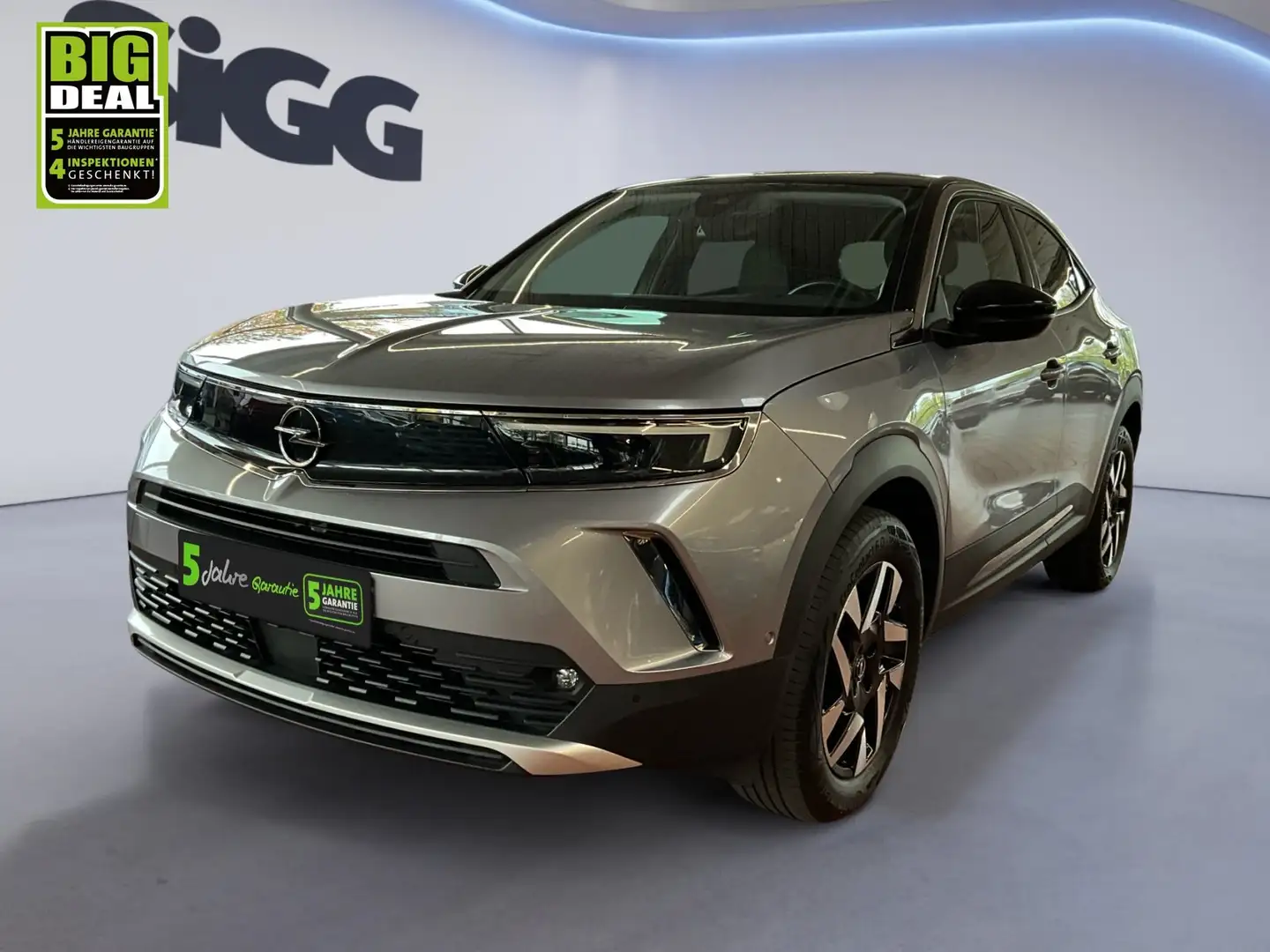 Opel Mokka 1.2 Turbo Elegance DynLicht Fernlichtass. Grau - 2