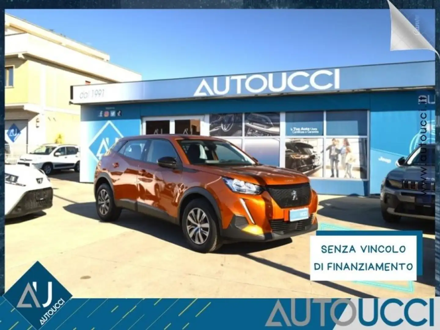 Peugeot 2008 1.2 PureTech 100 S&S Active Arancione - 1