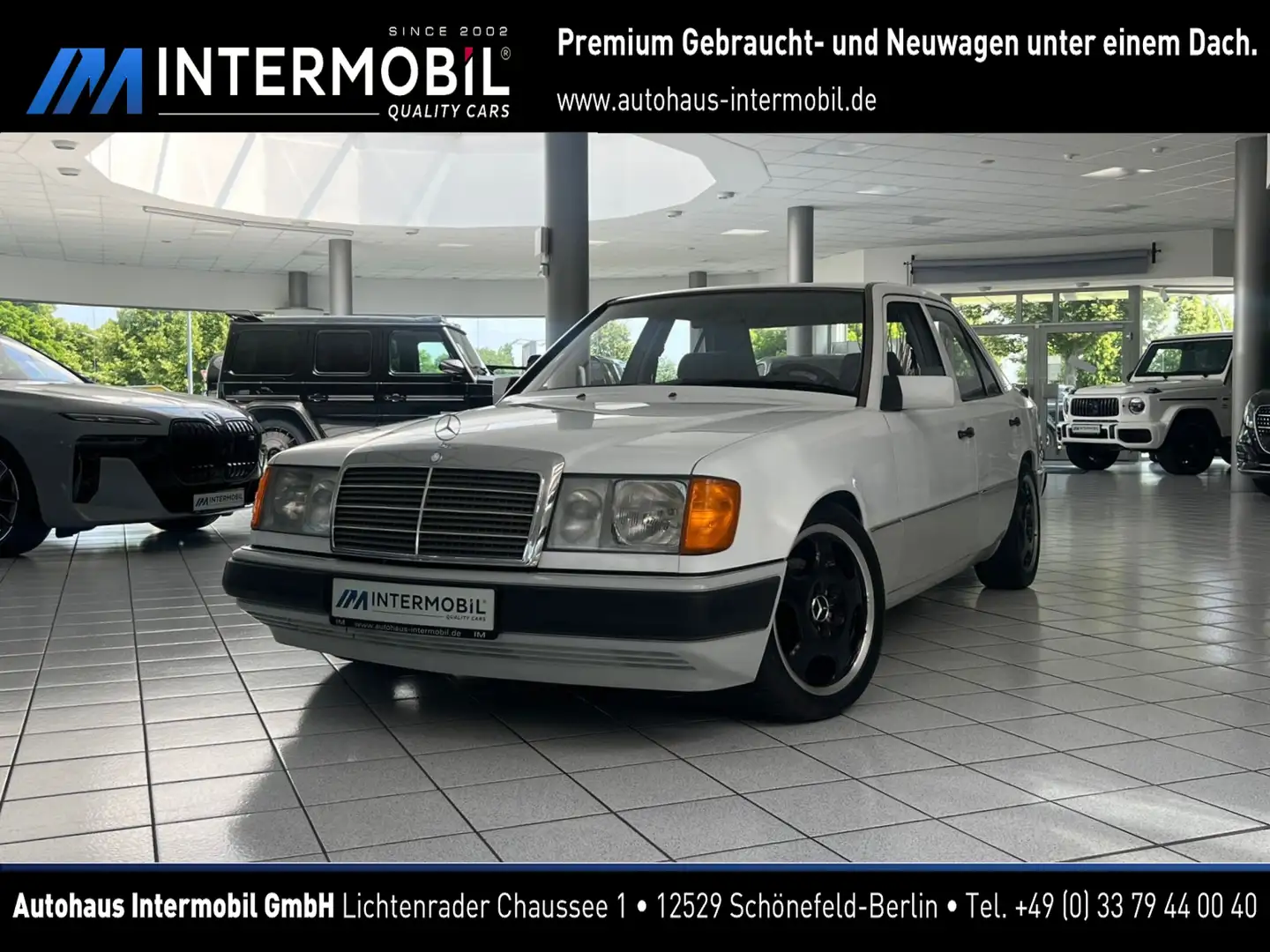 Mercedes-Benz 200 E Lim.*AUT.*KLIMA*TEMPOMAT*KAMERA*OLDTIMER* Weiß - 1