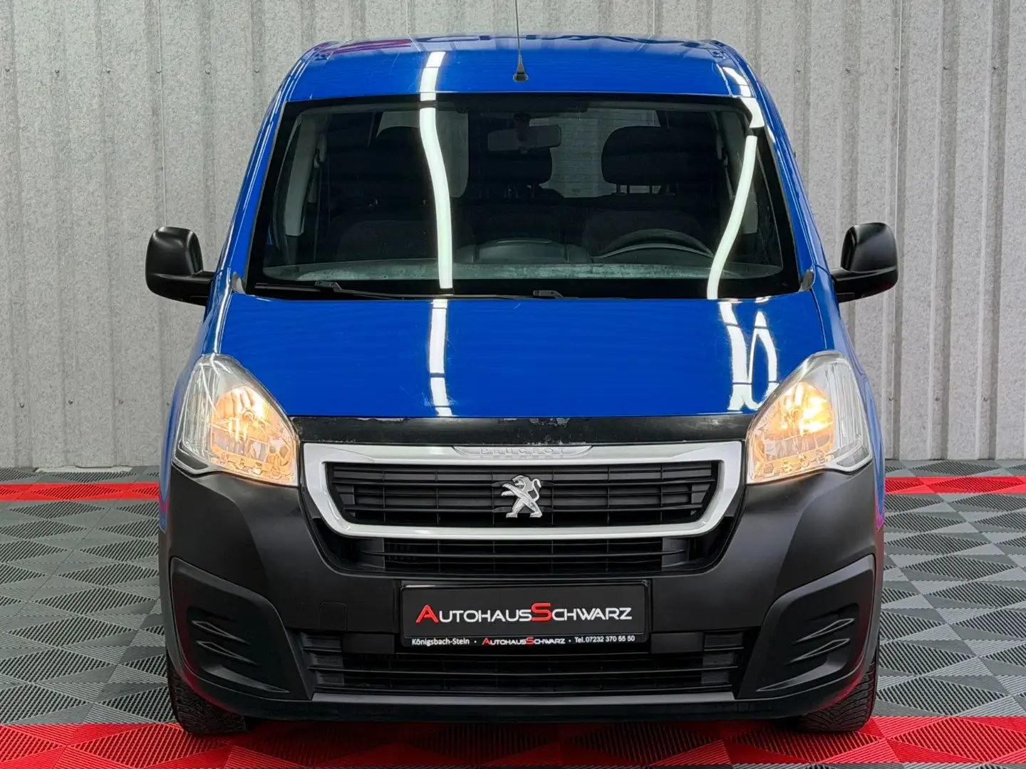 Peugeot Partner 1.6HDi 5Sitzer Klima Tempo MFL Tüv 10/27 Blau - 2
