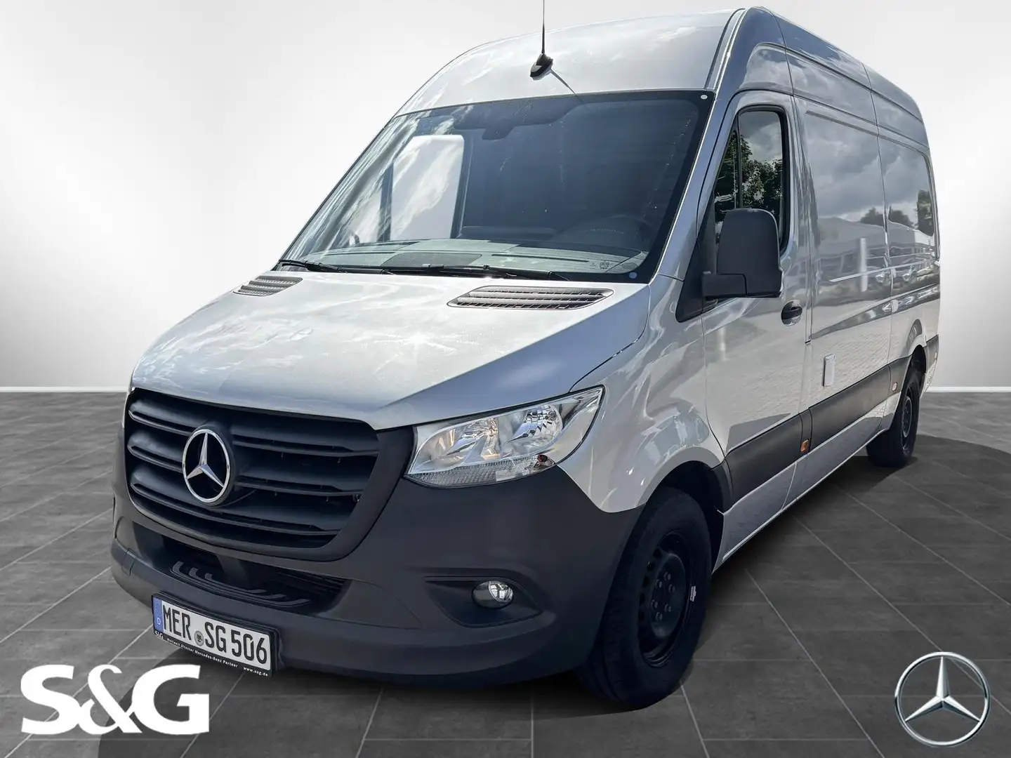 Mercedes-Benz Sprinter 314 Kasten Hochdach Zilver - 1