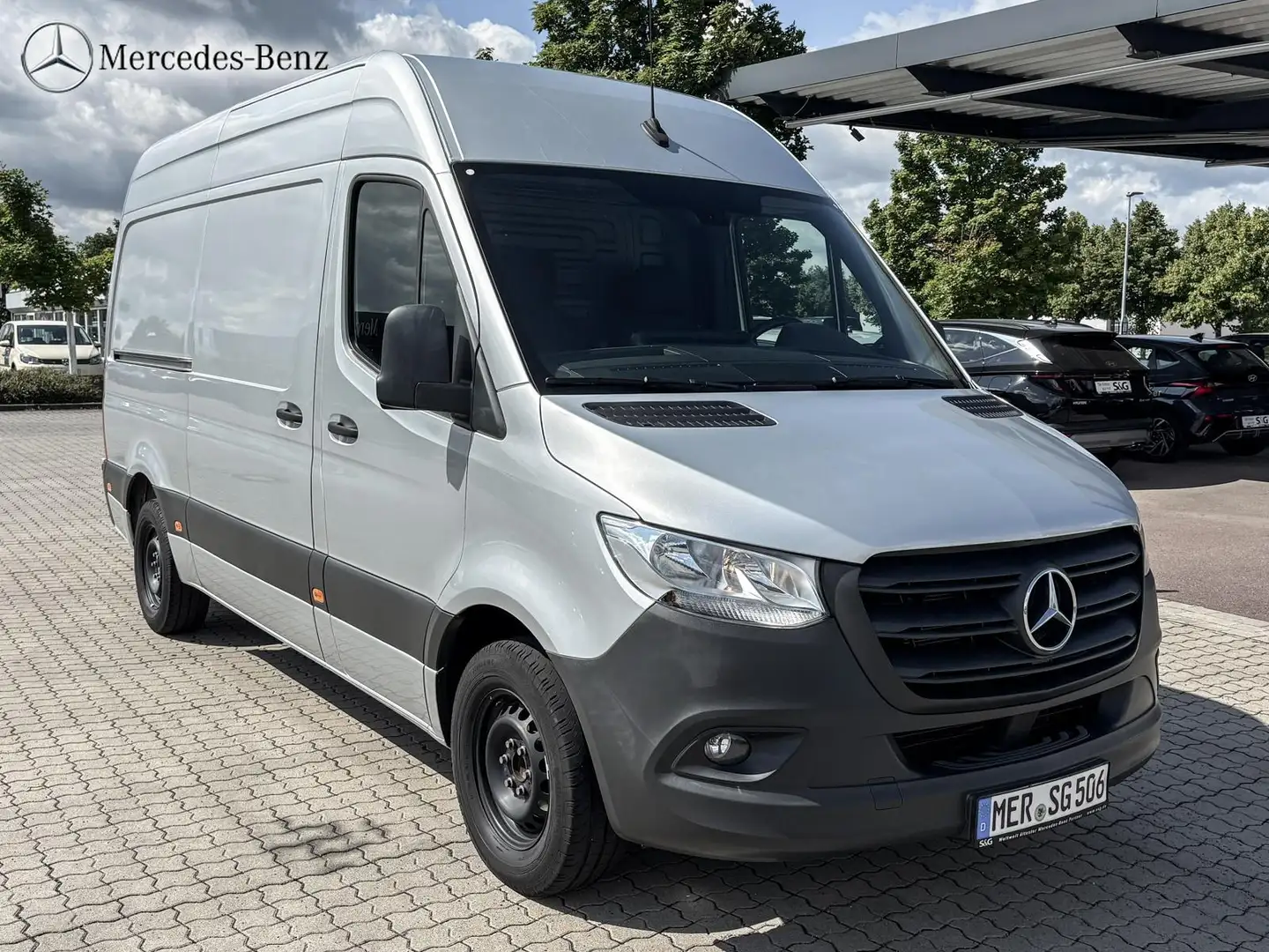 Mercedes-Benz Sprinter 314 Kasten Hochdach Zilver - 2