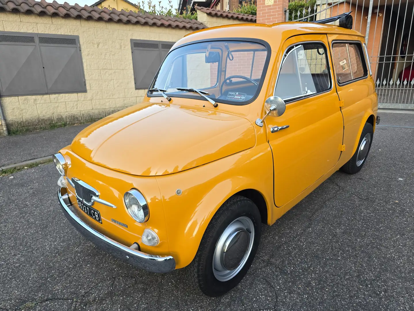 Autobianchi 500 Giardiniera Giallo - 1